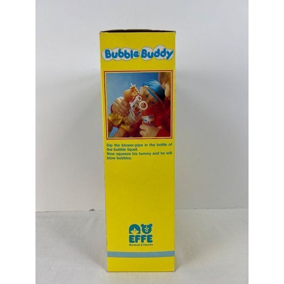 Vintage Effe Bubble Buddy Doll Banbole & Peluche Made in Italy Original Box - Picture 5 of 10